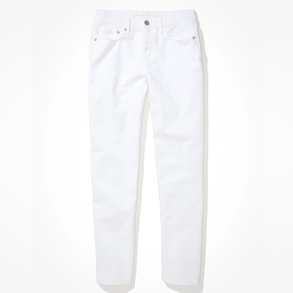 American Eagle Outfitters White Straight Leg Jeans